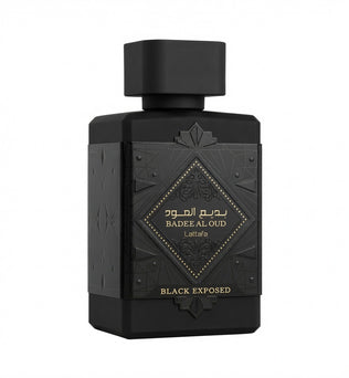 Lattafa

Badee Al Oud Black Exposed Perfume 100ml EDP Lattafa Olibanum Toffee Pink Pepper Cocoa Vanilla