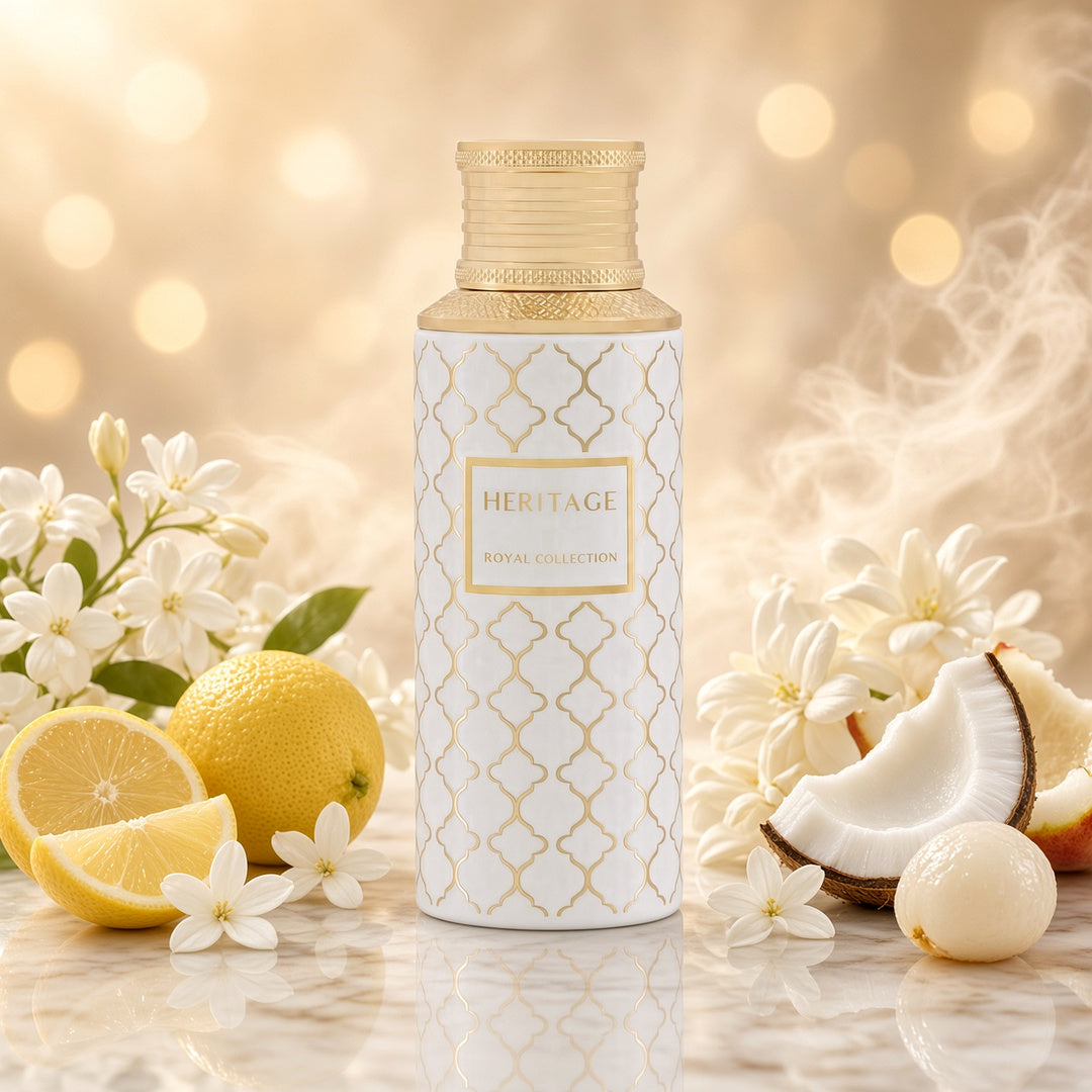 Heritage by Maison Asrar 100ml Eau de Parfum Citrus Floral Fruity Coconut Musk
