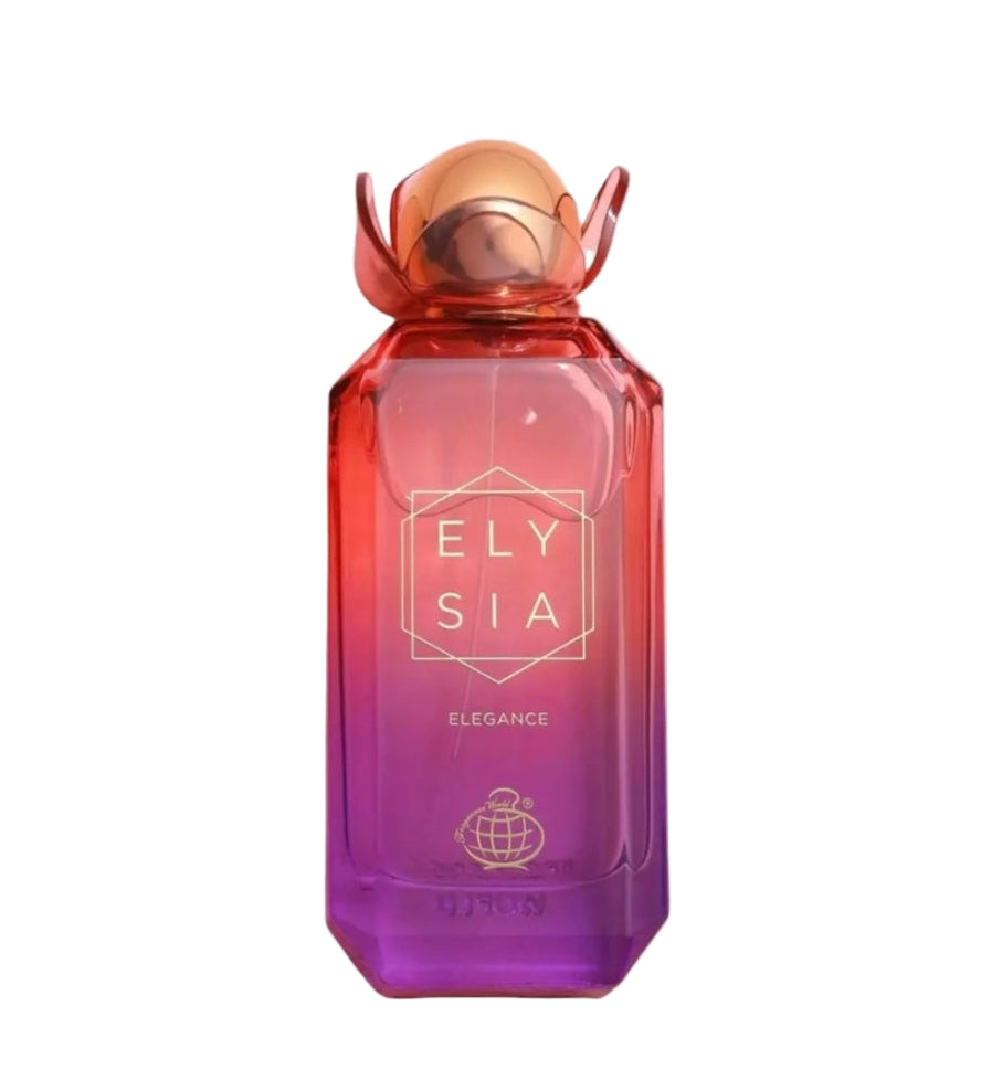 Elysia Elegance 100ml Eau de Parfum peach Pear orange magnolia peony rose purple wood Vetiver vanilla praline musk