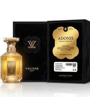 Adonis by Velixir 100ml Eau de Parfum Lavender Bergamot Mint Madagascar Vanilla Amber Tonka Woody Notes