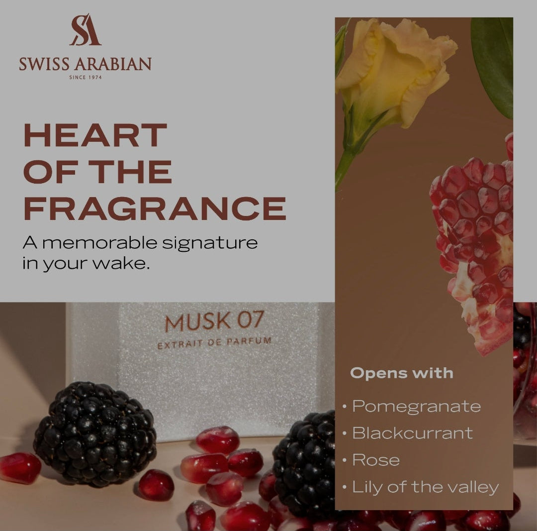Musk 07 by Swiss Arabian 50ml Extrait de Parfum