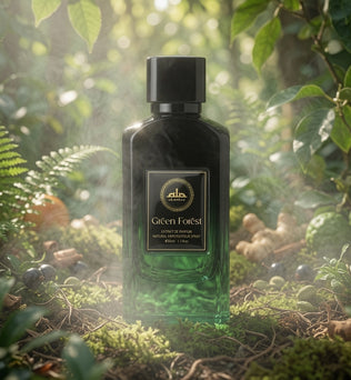 Green Forest by Al Ambra 50ml Extrait De Parfum Grapefruit Bergamot Blackcurrant Cardamom Ginger Vetiver Patchouli