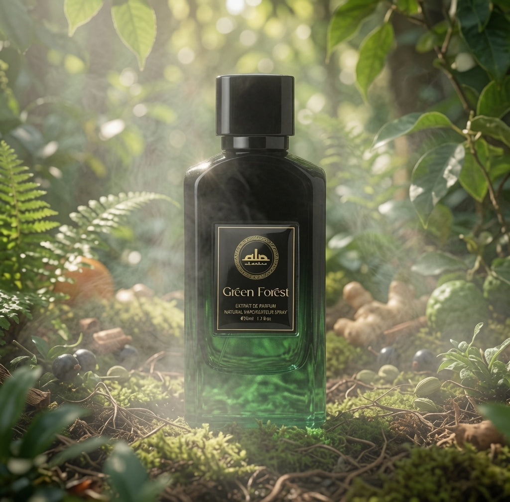 Green Forest by Al Ambra 50ml Extrait De Parfum Grapefruit Bergamot Blackcurrant Cardamom Ginger Vetiver Patchouli