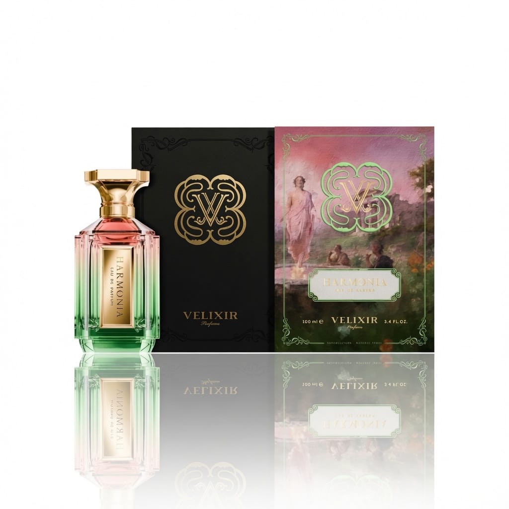 Harmonia by Velixir Eau de Parfum Zesty Citrus Tea Rose Magnolia Woody