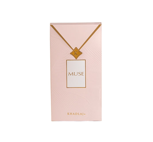 Khadlaj Muse 100ml Eau de Parfum Creamy Floral Gourmand Scent Vanilla Almond Warm Amber White Musk