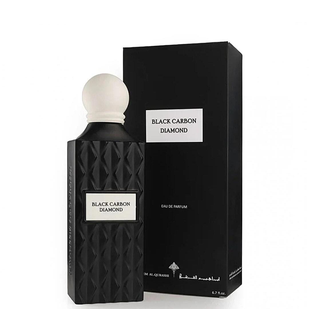 Black Carbon by IBRAQ 150ml Eau de Parfum Oud Bergamot Rose Patchouli Sandalwood Apple Frankincense