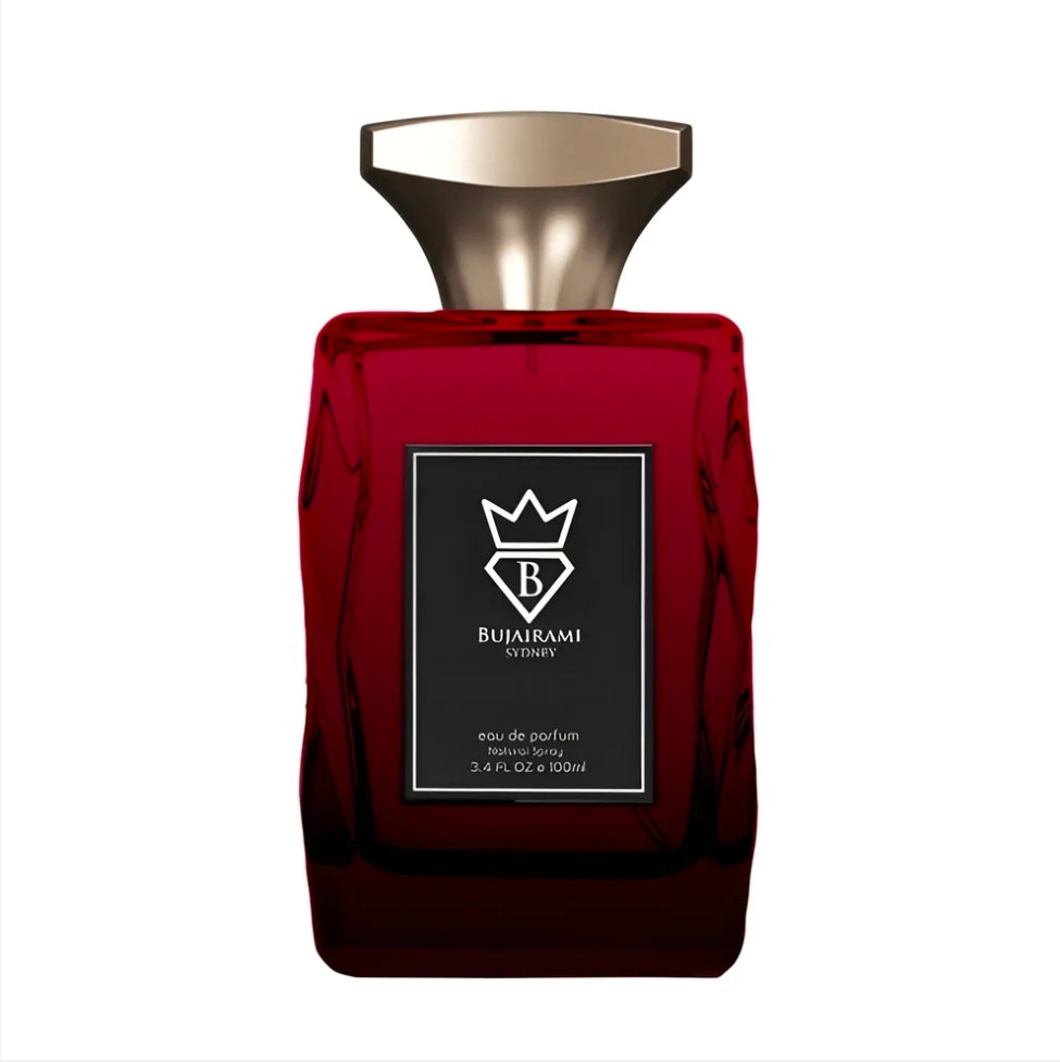 Red Eclipse by Bujairami 100ml Eau de Parfum Raspberry Mandarin Orange Orange Blossom Vanilla Amber