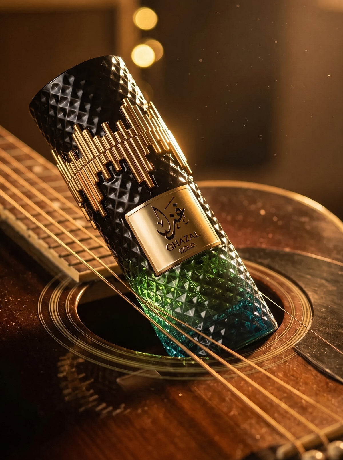 Ghazal Gold By Al Absar 100ml Eau de Parfum Bergamot Cardamom Peach Orange Blossom Jasmine Vanilla