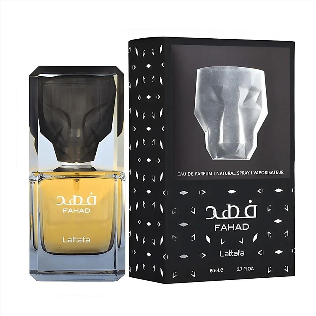 Fahad by Lattafa 100ml Eau de Parfum Pineapple Mandarin Orange Blossom Patchouli Ambroxan