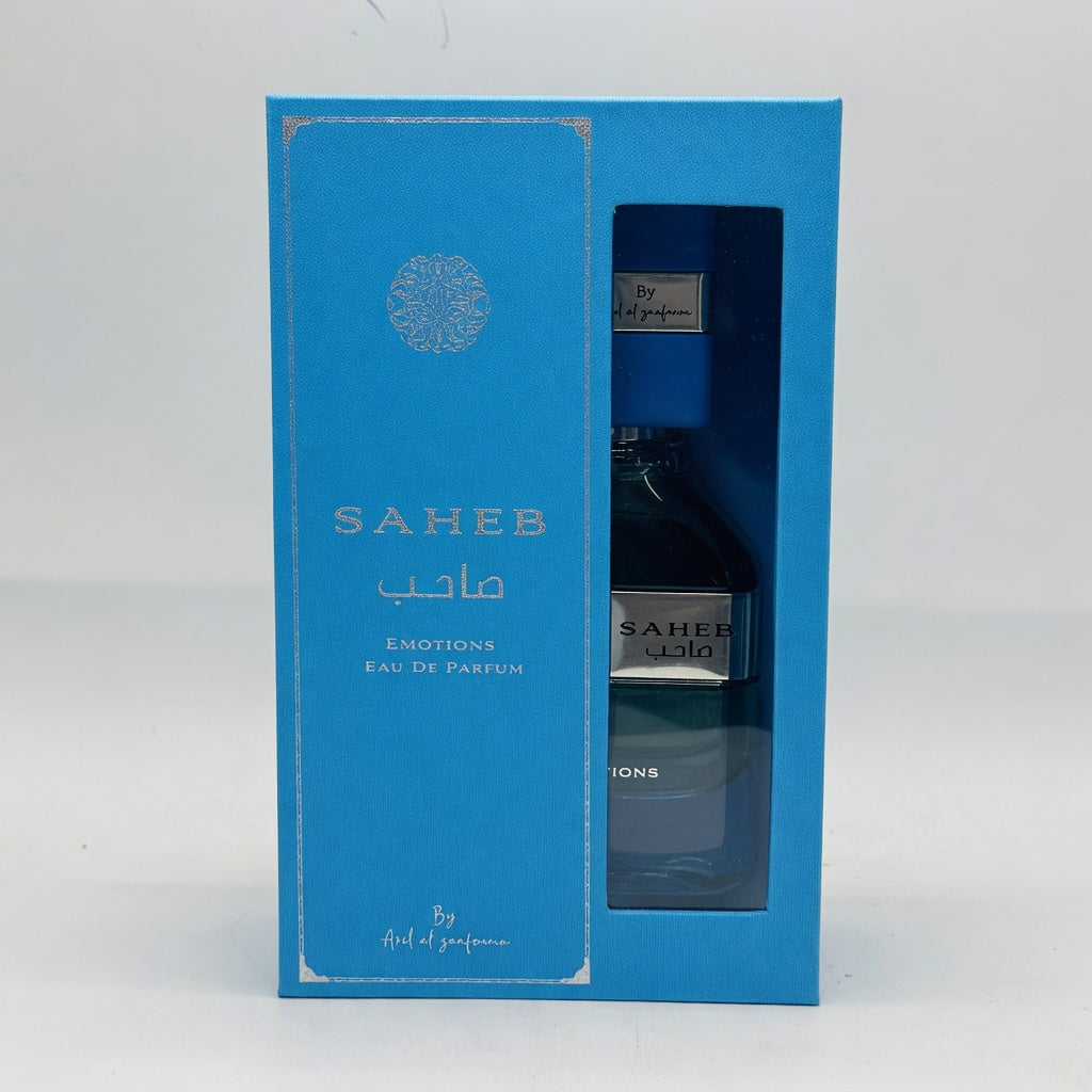 Saheb Emotions by Ard al Zaafaran 100ml Eau de Parfum cotton apple cypress orris rum saffron vanilla coconut musk