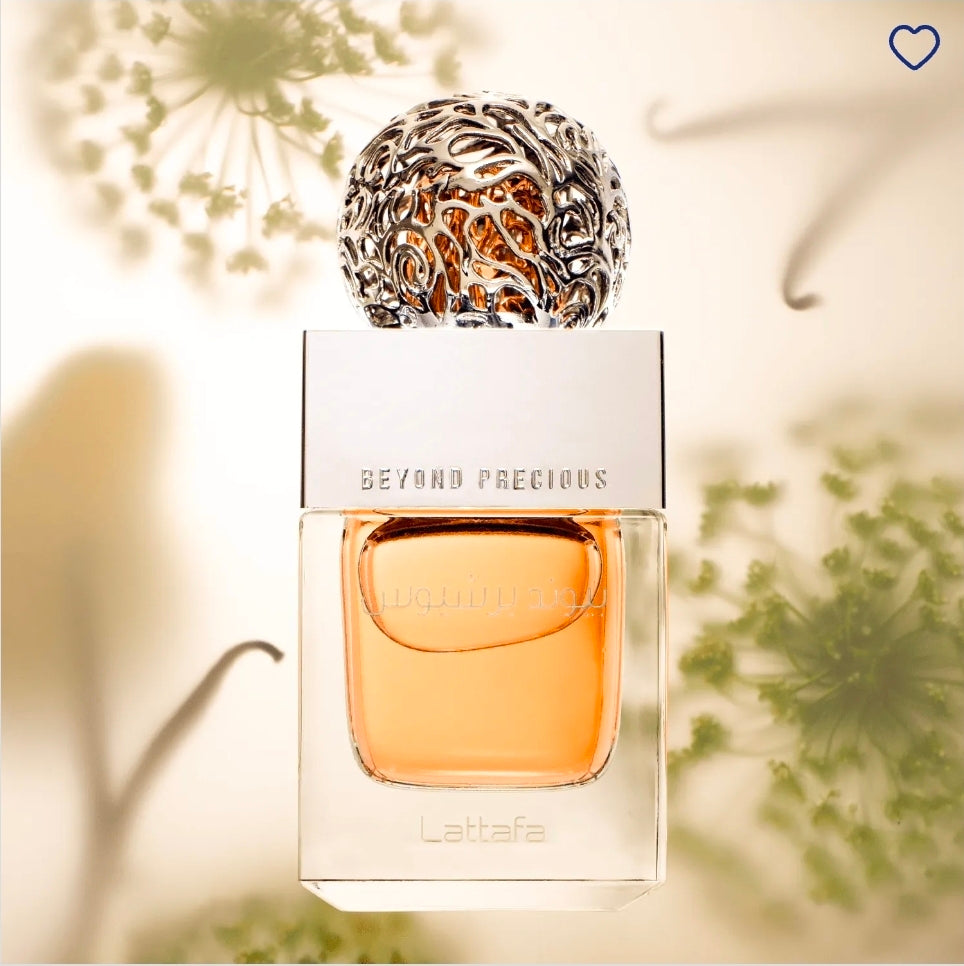 Beyond Precious 100ml by Lattafa   Bergamot Pear Neroli Jasmine Angelica Tonka Vanilla