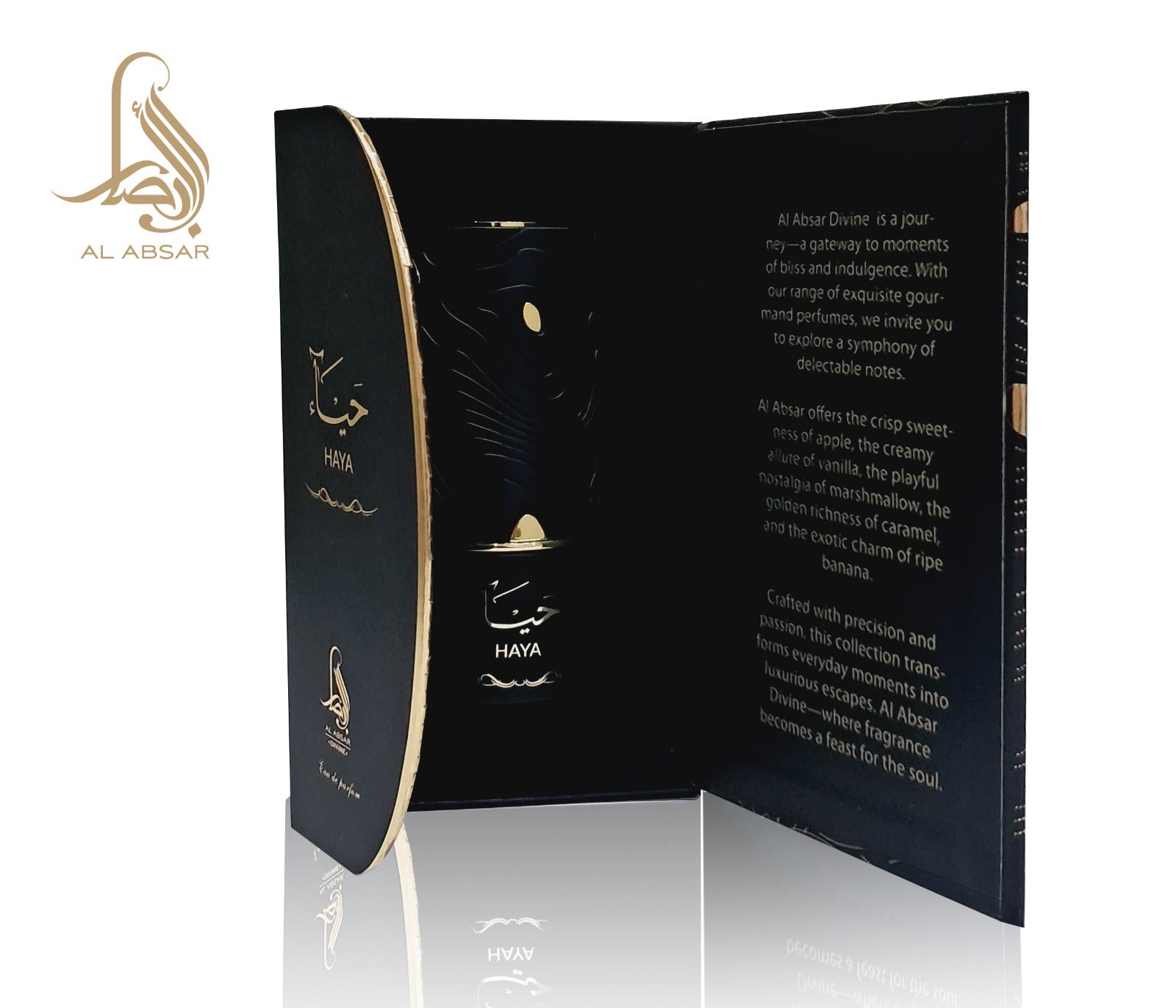 Al Absar Divine Haya 100ml Eau de Parfum violet pink pepper white floral patchouli vanilla orris leather benzoin perfume