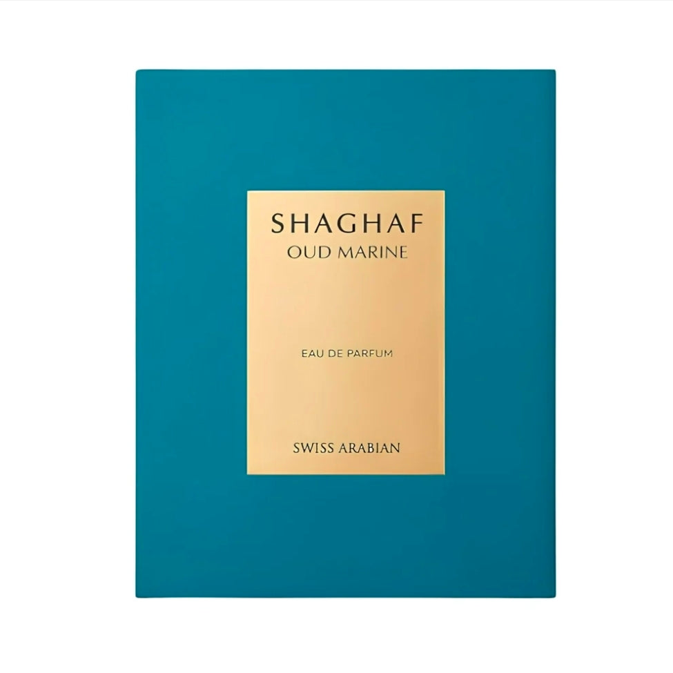 Marine by Shaghaf Oud 75ml Eau de Parfum Marine Notes Bergamot Black Pepper Rosyfolia Amber