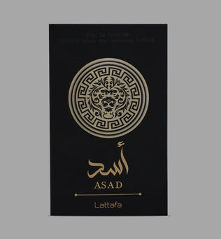 Lattafa Asad 100ml Eau de Parfum black pepper pineapple tobacco coffee iris patchouli amber vanilla woods