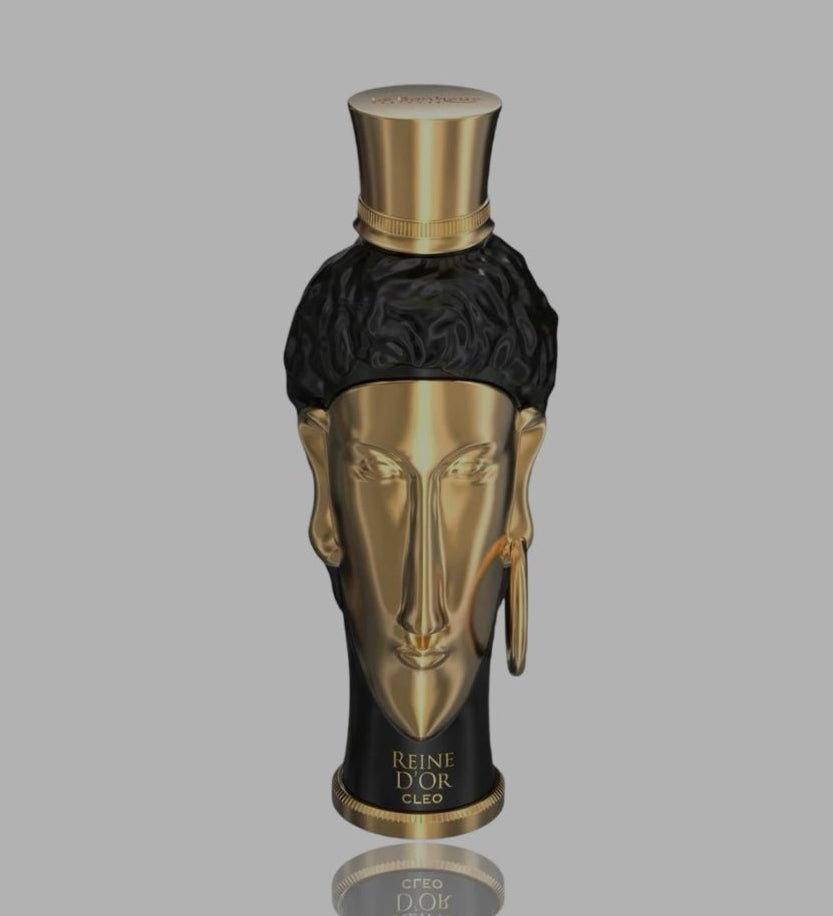 Reine D'Or Cleo by Le Bonheur 100ml Eau de Parfum Clary Sage Cinnamon Peach Guaiac Wood Marigold Violet Orange Blossom Saffron