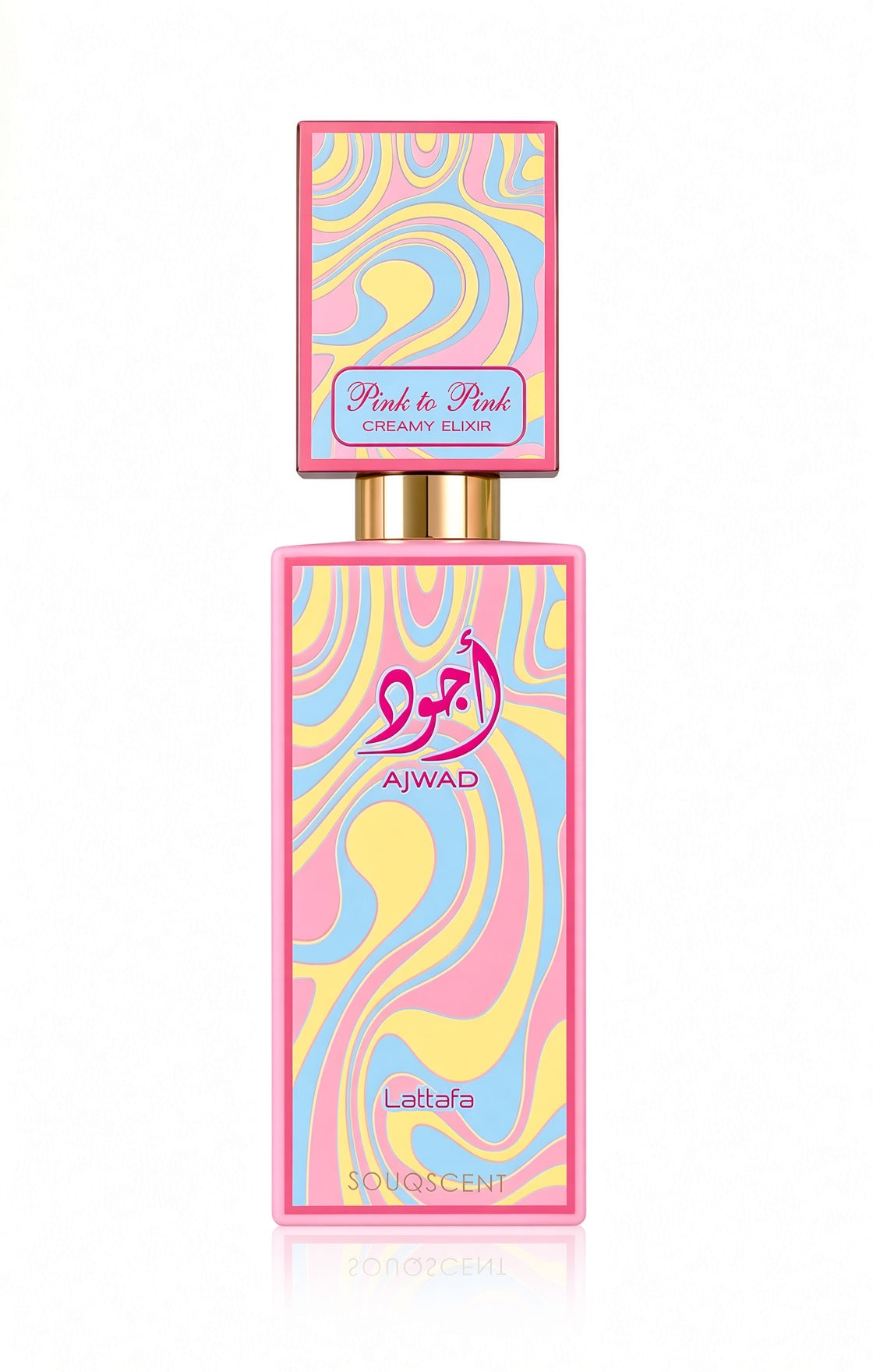 Ajwad Pink to Pink Creamy Elixir 60ml Eau de Parfum Frozen Rasberry White Chocolate Pear Vanilla Musk