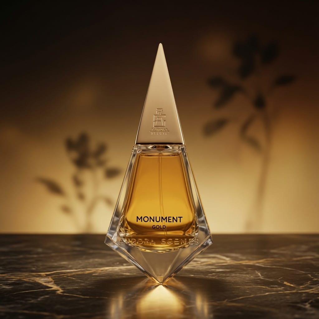 Monument GOLD 75ml Eau de Parfum Pineapple Lychee Jasmine Ylang-Ylang Musk Sandalwood Amber