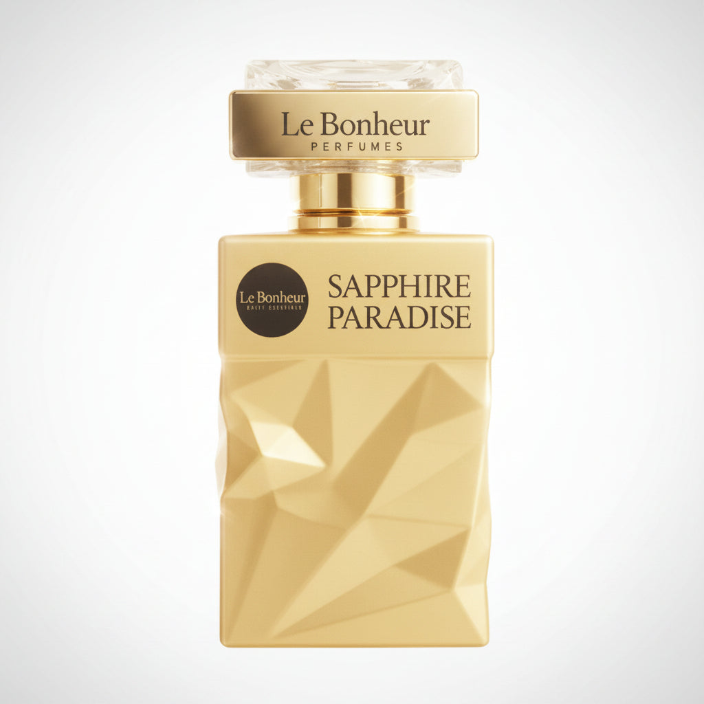 Sapphire Paradise by Le Bonheur 100ml Eau de parfum milk ambrette tuberose jasmine tonka musk vanilla cacao