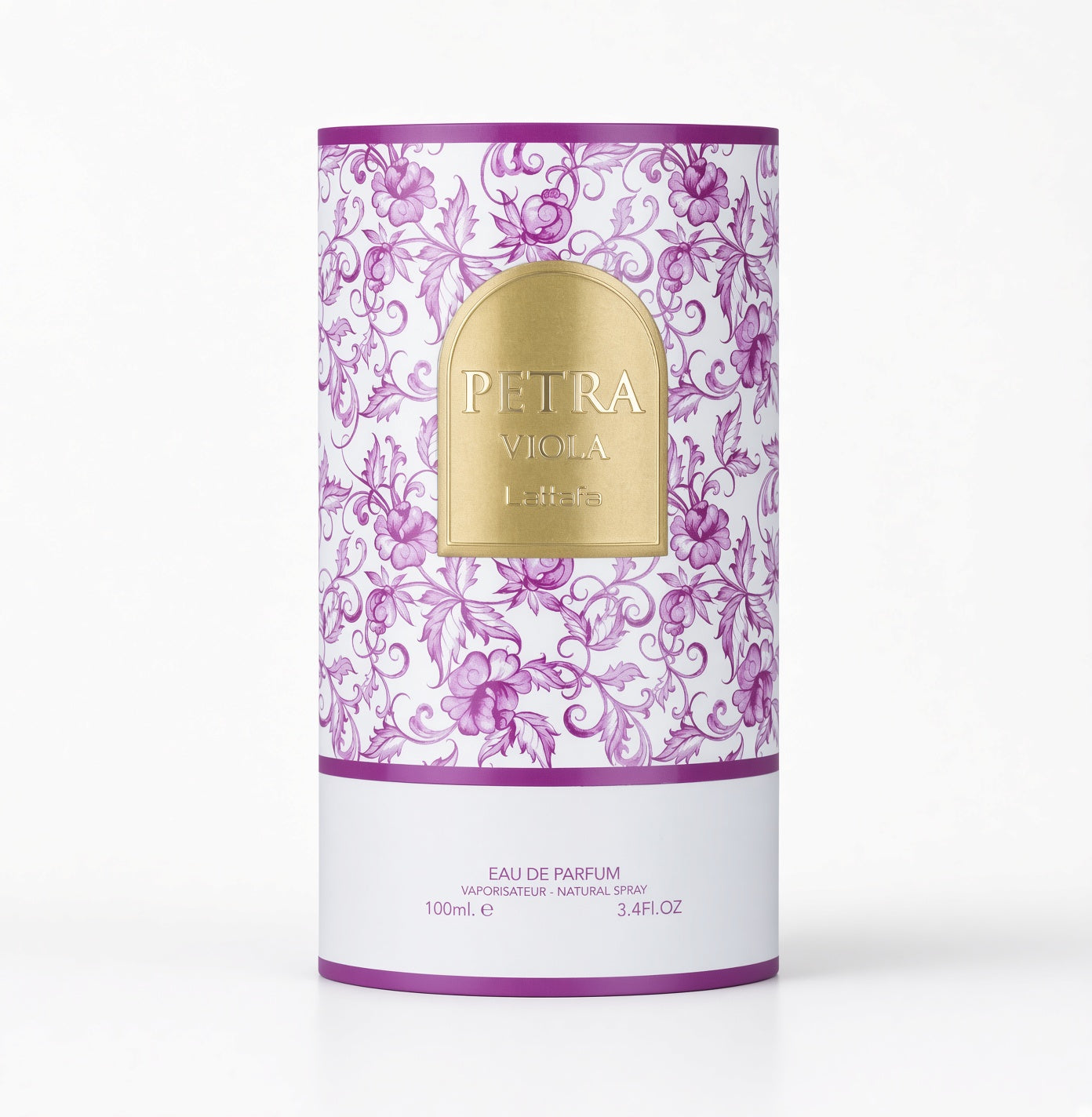 Petra Viola by Lattafa 100ml Eau de Parfum Rasberry Violet Pink Pepper Jasmine Cotton Candy Cedarwood Musk