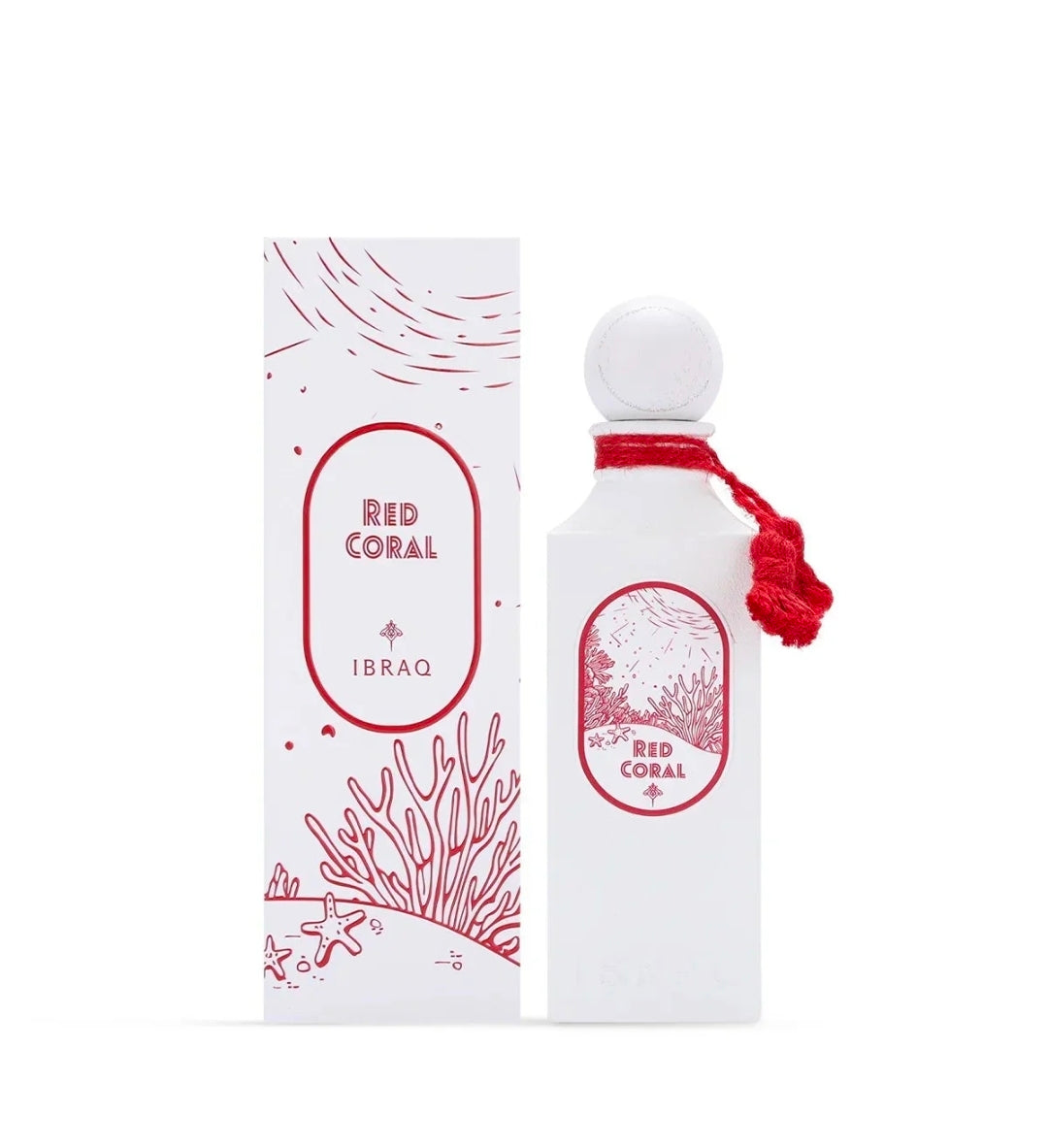 Red Coral By IBRAQ 100ml Eau de Parfum Mandarin White Musk Orange Blossom Vanilla