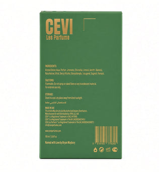 Mossbound By Cevi Les Parfum Extrait de Parfum 100ml Cardamom Oakmoss Vetiver Sandlewood