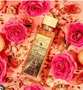 Enigma of Taif Swiss Arabian 100ml Extrait de Parfum cardamom pink pepper plum rose saffron violet osmanthus labdanum Vetiver oakwood
