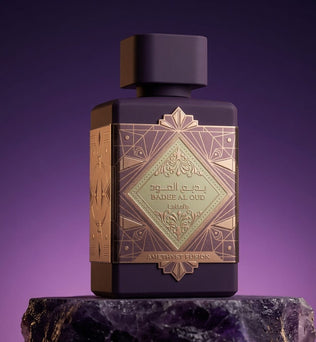Amethyst Fusion By Lattafa 100ml Eau de Parfum Rum Mandarin Amaretto Amber patchouli Caramel Vanilla