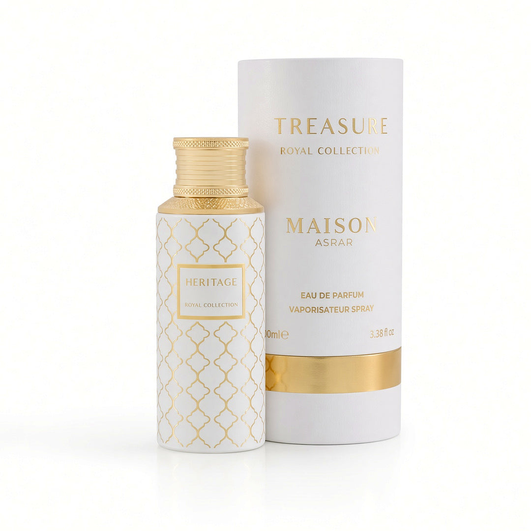 Heritage by Maison Asrar 100ml Eau de Parfum Citrus Floral Fruity Coconut Musk