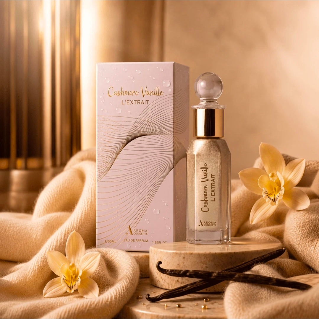 Cashmere Vanille Oil by Aroma Concepts · 14ml Chocolate Milk Cream Coconut Vanilla Amber Musk
