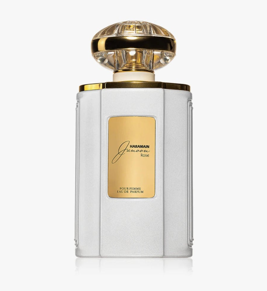 Junoon Rose 75ml Eau de Parfum Bergamot Ylang Ylang Cherry Blossom Powdery, Heliotrope Rose Amaretto Amber Tonka Bean Suede