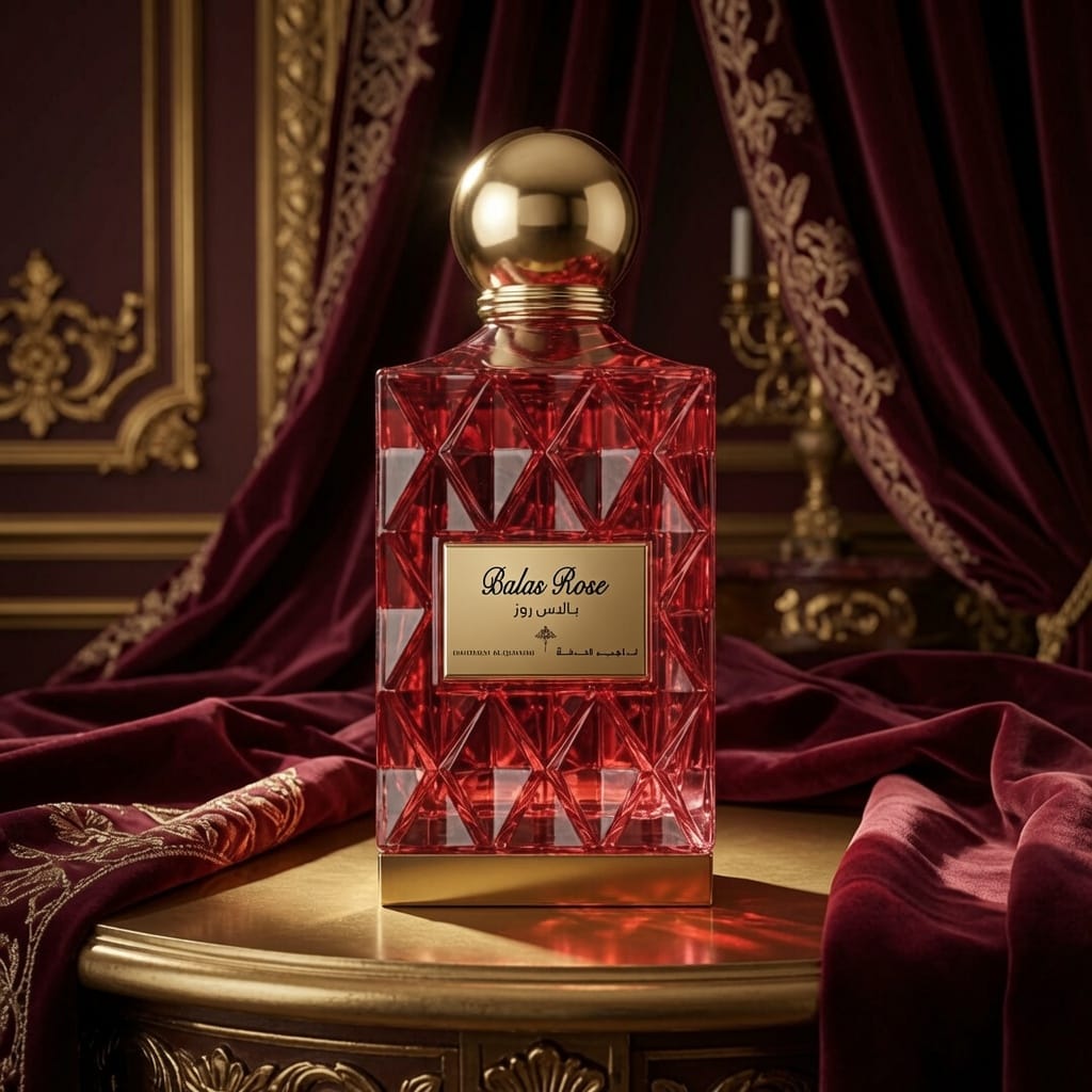 Balas Rose By IBRAQ Eau de Parfum 75ml Rose Saffron Raspberry Jasmine Vanilla Cedarwood Musk