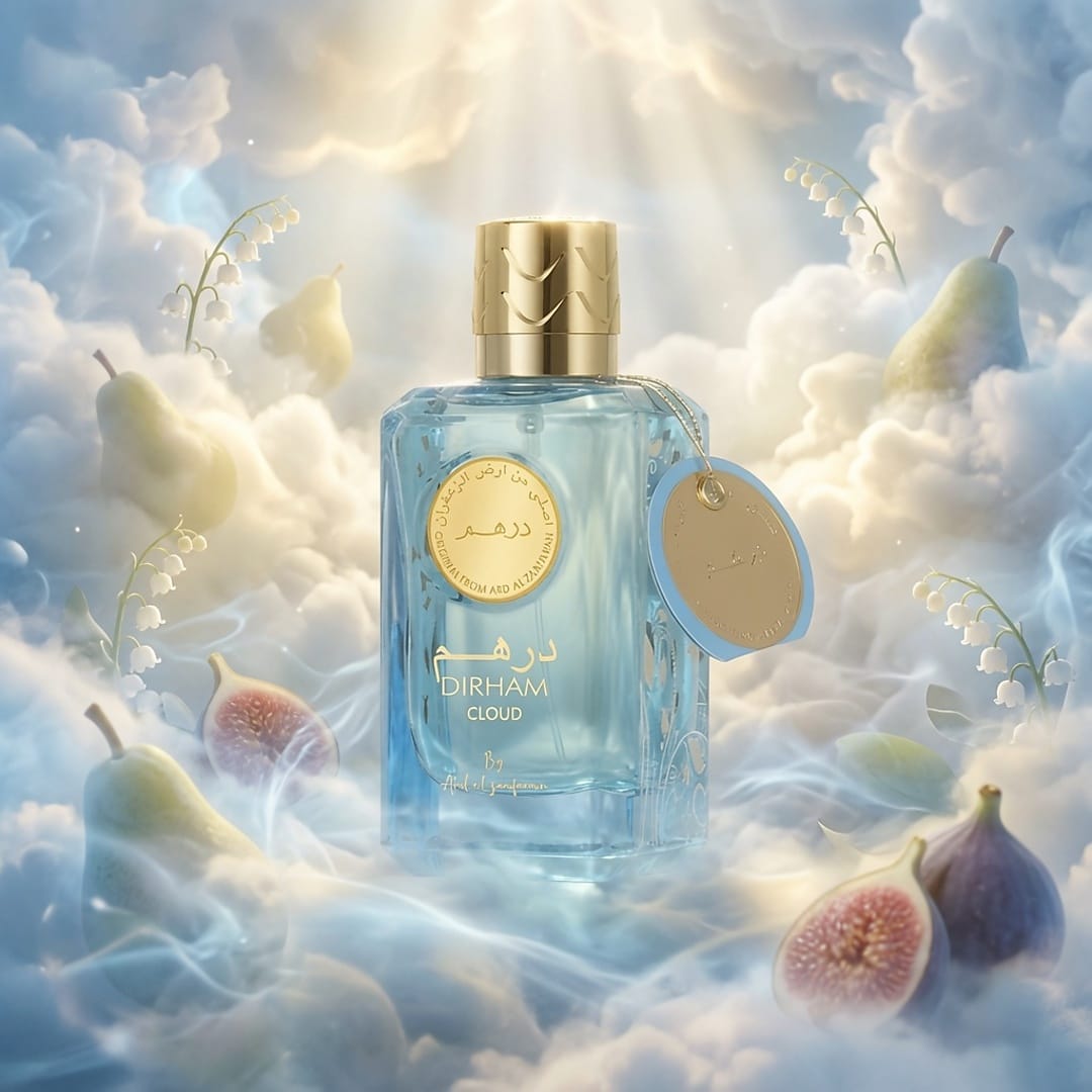 Dirham Cloud Perfume 100ml EDP Ard Al Zaafaran Cloudberry Fig Pear Lily of the Valley Violet Vanilla
