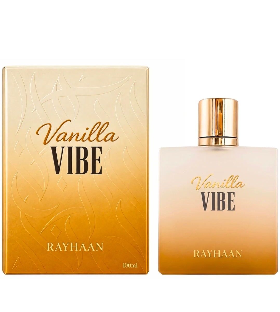 Vanilla Vibe by Rayhaan 100ml Eau de Parfum Plum Freesia Amber Cashmere Tuberose Vanilla