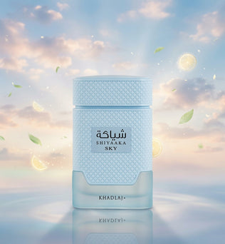 Shiyaka Sky By Khadlaj 100ml Eau de Parfum Mandarin Bergamot Orange Blossom Neroli Musk Ambroxan Sandalwood