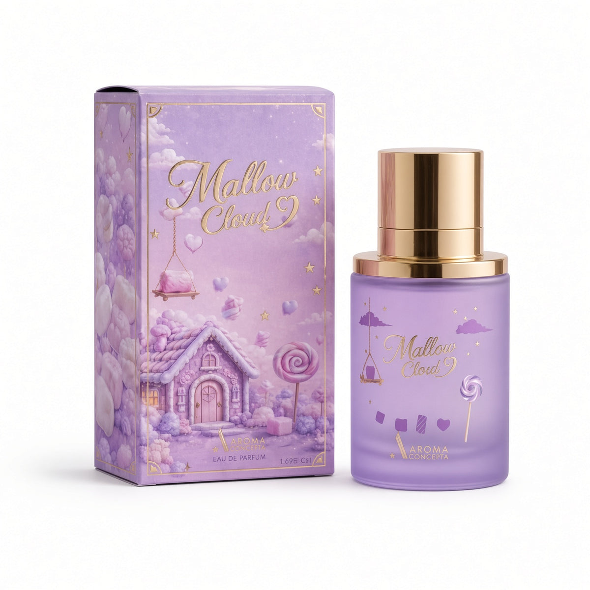 Mallow Cloud 9 50ml Eau de Parfum by Aroma Concepts Apple Pineapple Lemon Caramel vanilla