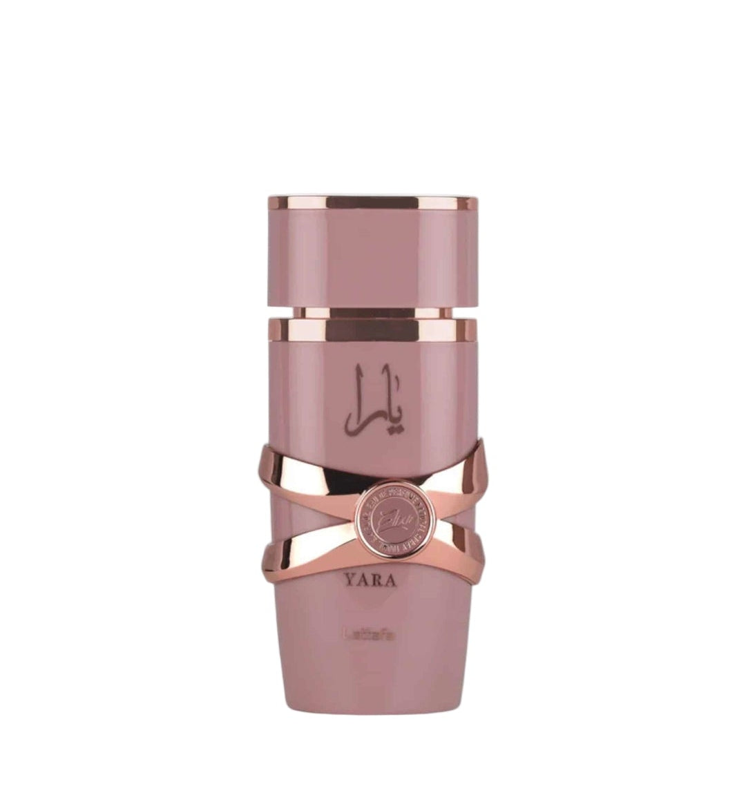 Yara Elixir by Lattafa 100ml Eau de Parfum strawberry smores blackcurrent orange blossom jasmine vanilla caramel amber musk