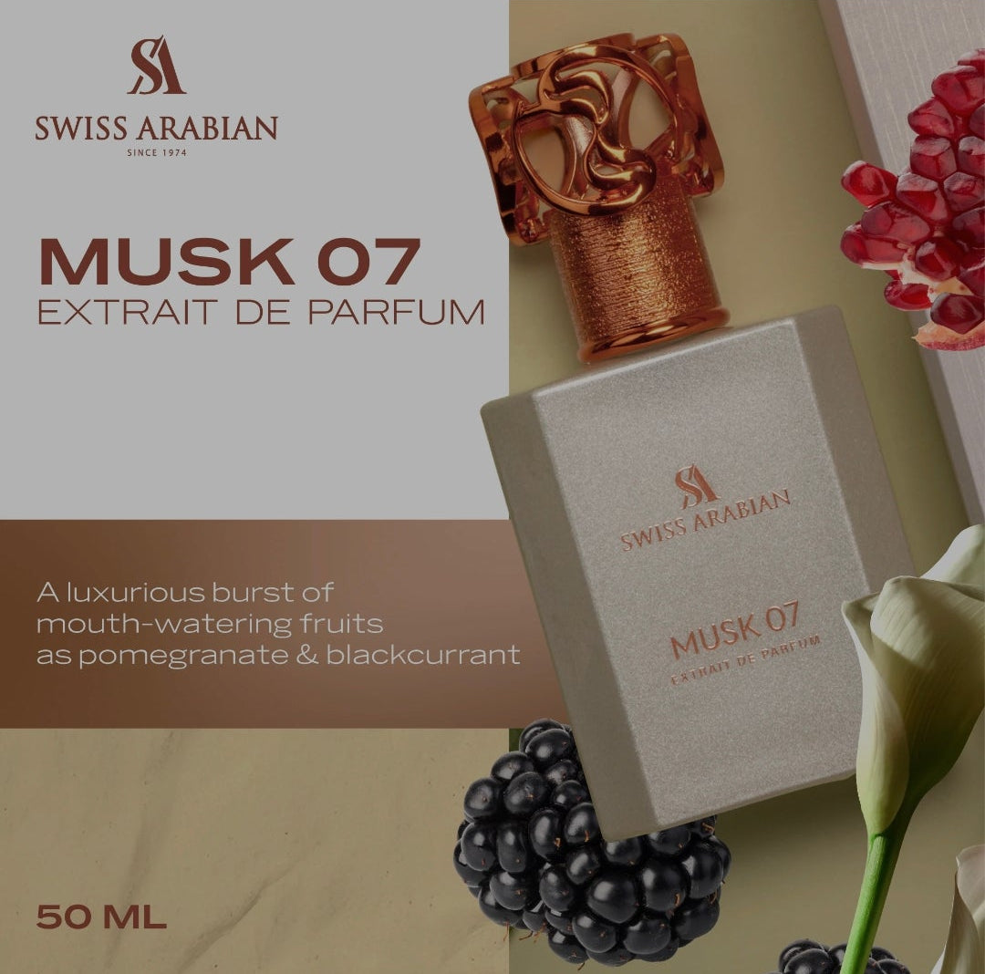 Musk 07 by Swiss Arabian 50ml Extrait de Parfum