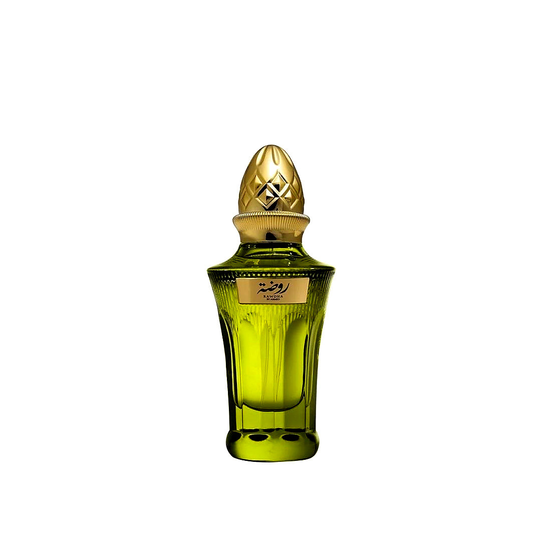 Rawdha By Ahmed Al Maghribi 50ml Eau de Parfum Agerwood Saffron Indian Rose Sandalwood Vetiver Amber Musk
