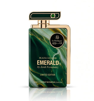 Black Cavalier Emerald 100ml Extrait de Parfum Limited Edition Pink Pepper Bergamot Rose Lavinder White Flowers Musk