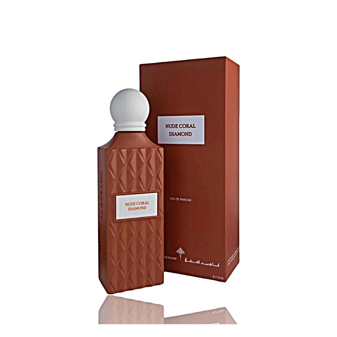 Nude Coral Diamond By IBRAQ 150ml Eau de Parfum Bergamot Sea Notes Saffron Incense Musk Patchouli