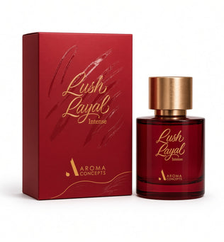 Lush Layal by Aroma Concepts 50ml Eau de Parfum Cherry Cinnamon Powdery Notes Milk Vanilla Caramel