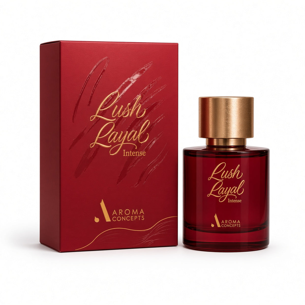 Lush Layal by Aroma Concepts 50ml Eau de Parfum Cherry Cinnamon Powdery Notes Milk Vanilla Caramel