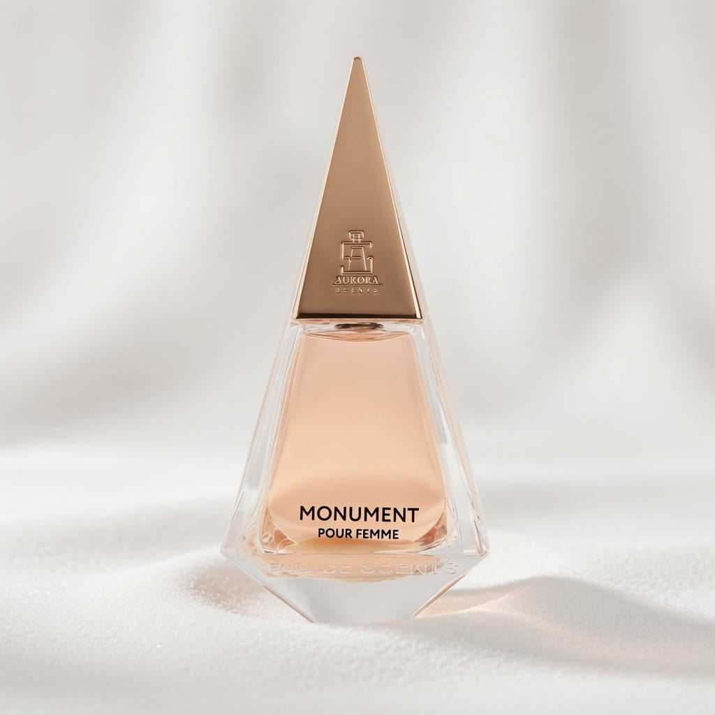 Monument Pour Femme – 75ml Eau de Parfum Bergamot Mandarin Plum Orris Amberwood Musk Vanilla Patchouli
