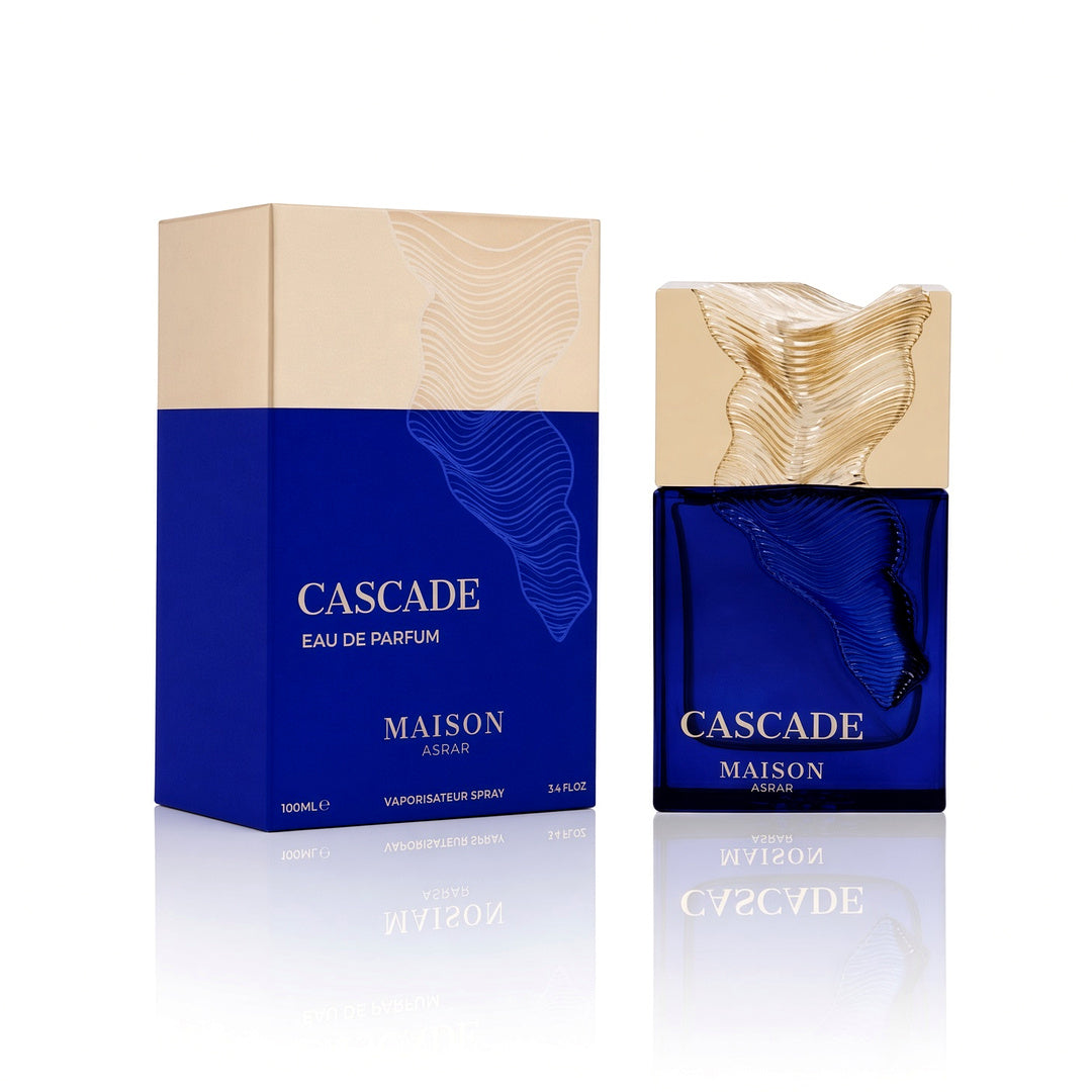 Cascade by Maison Asrar 100ml Eau de Parfum Ginger Melon Lemon Apple Sandalwood Patchouli Amber