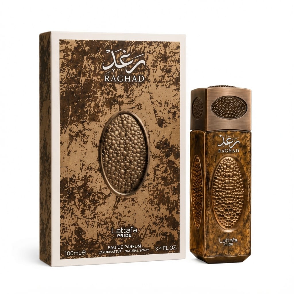Raghad Perfume by Lattafa Pride 100ml Eau de Parfum Lemon Bergamot Amber Vanilla Musk