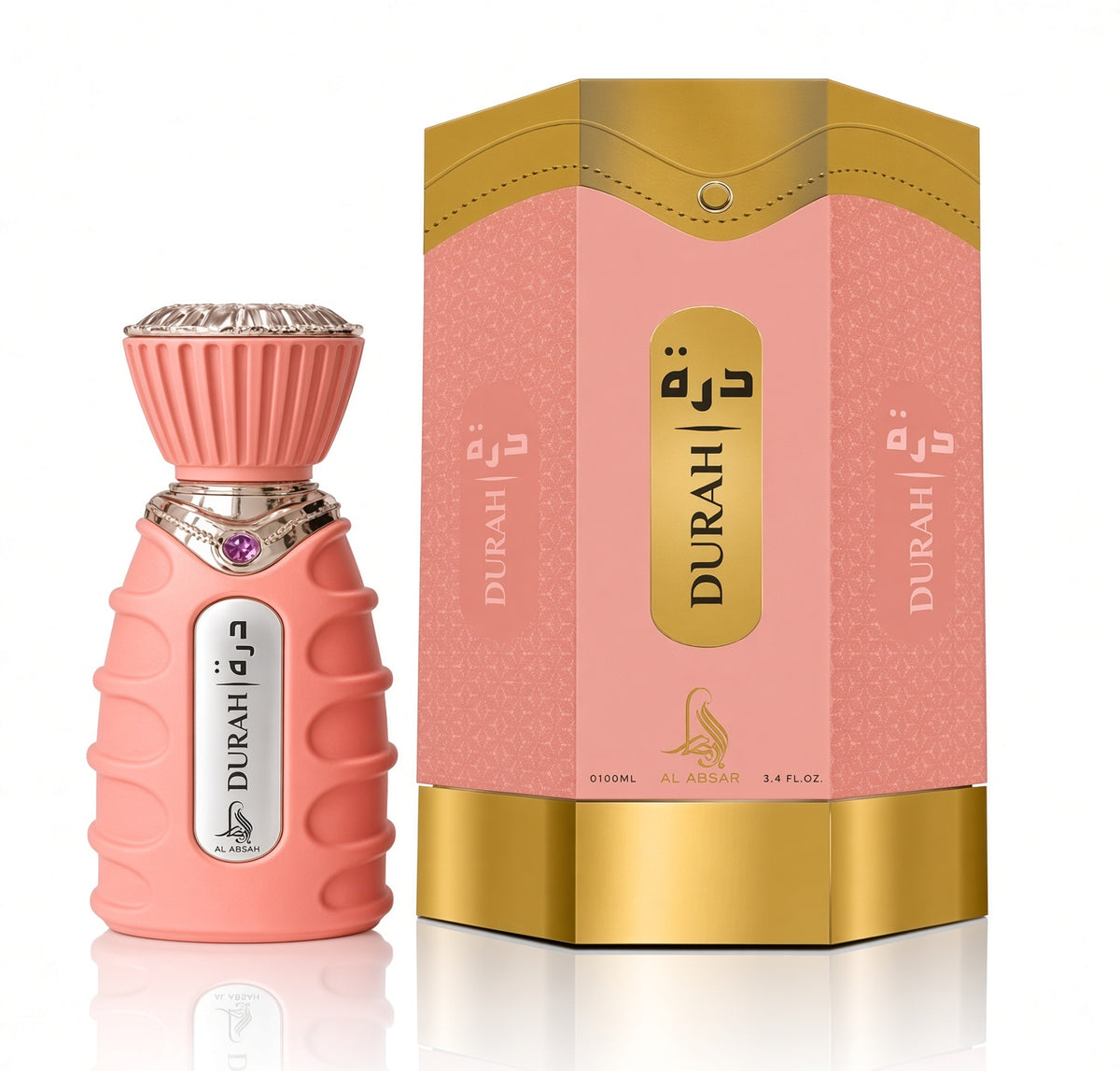 Durah By Al Absar 100ml Eau de Parfum Cassies Buds Lily Tuberose Orange Blossom Lavender Amber Vanilla Musk
