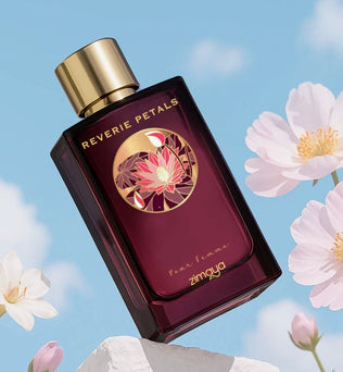 Reverie Petals Pour Femme Perfume 100ml Eau De Parfum by Zimaya bergamot blackcurrent pink pepper Jasmine musk vanilla cashmeran