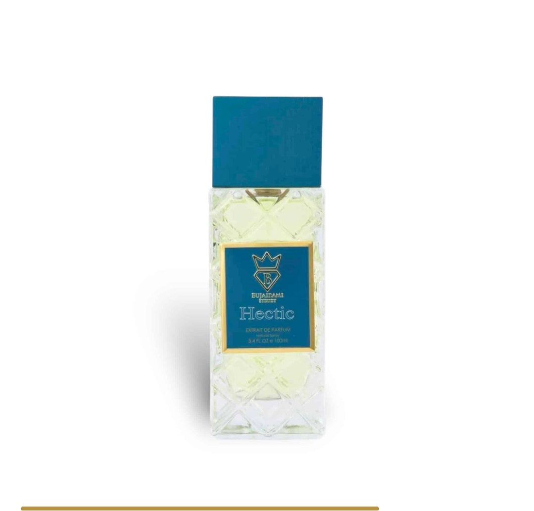 Hectic By Bujairami | 100ml Extrait De Parfum | Bergamot Neroli Ginger Black Tea Olibanum